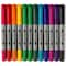 24 Color Dual Tip Permanent Markers by Artist&#x27;s Loft&#x2122;